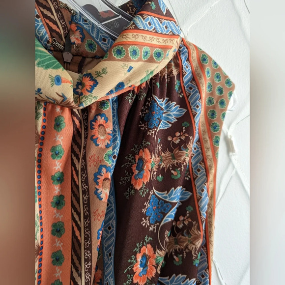 Vintage Wide-Leg Jumpsuit / Sleeveless / Medium - Picture 3 of 6